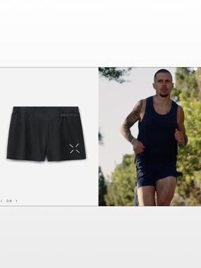 NWT Ten Thousand (tenthousand.cc) Men's Distance 5" Performance Running Shorts S